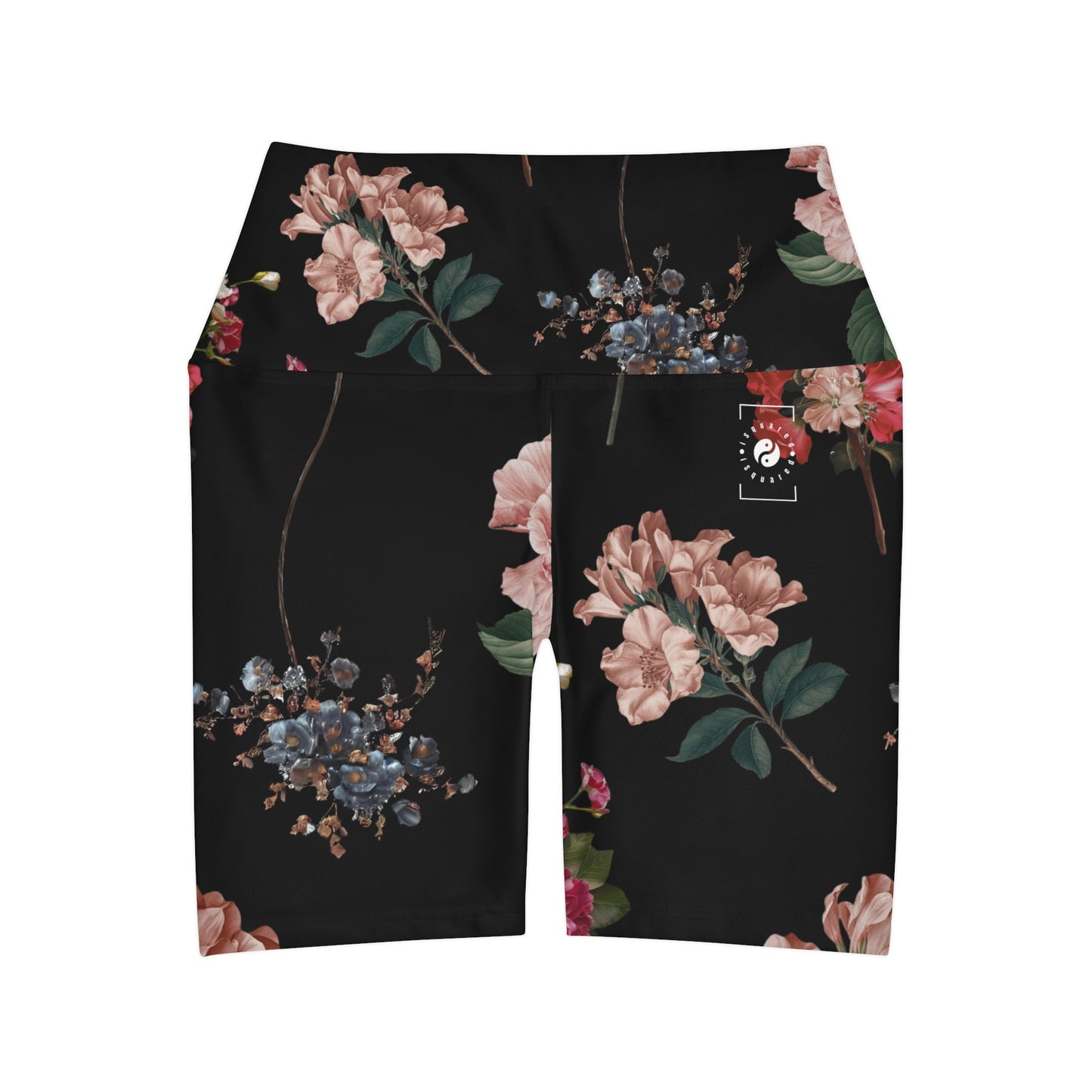 Botanicals on Black - shorts