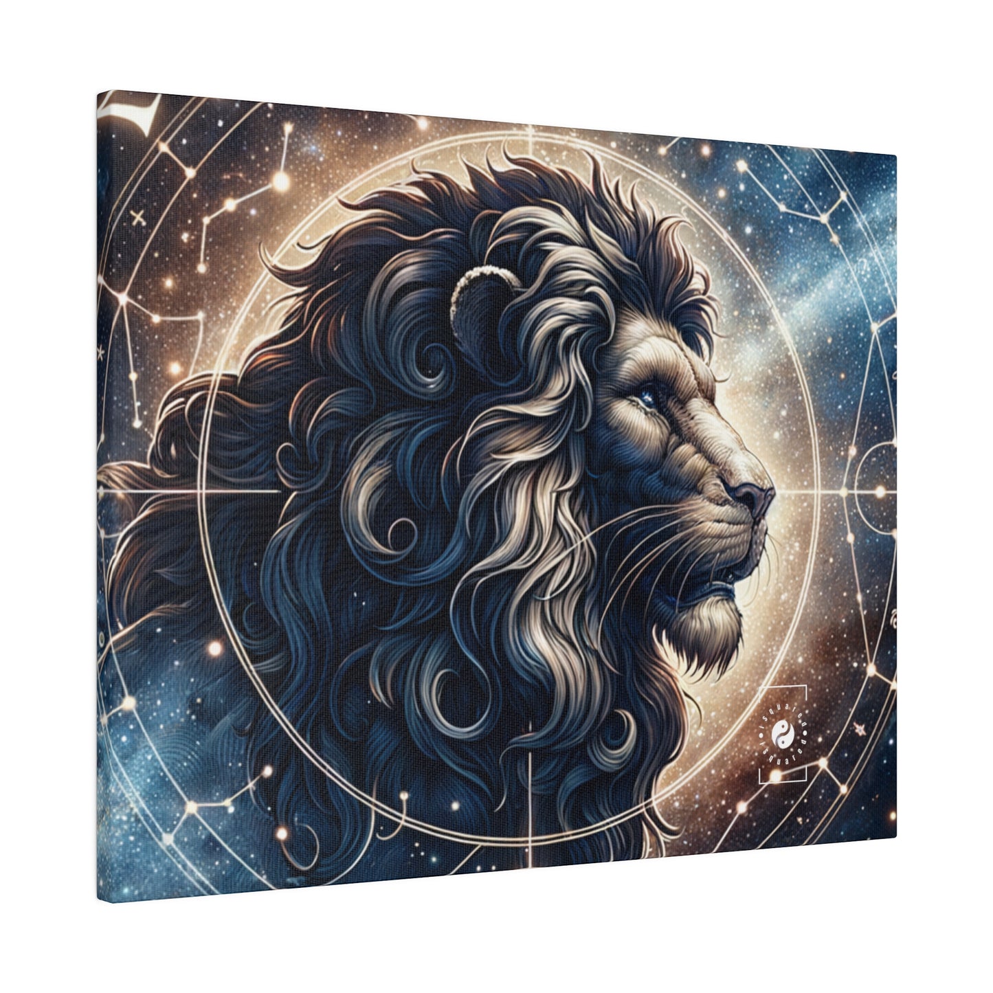 Celestial Leo Roar - Art Print Canvas