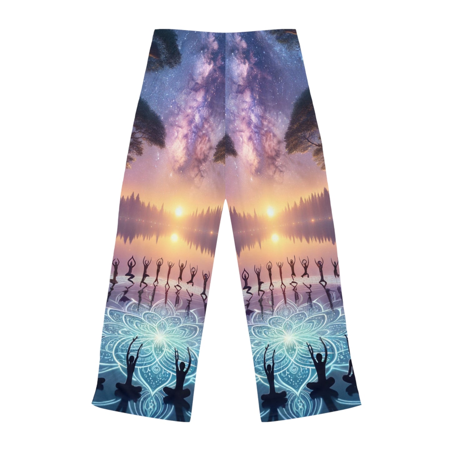 "Celestial Serenity: Mandala's Reflection" - Women lounge pants