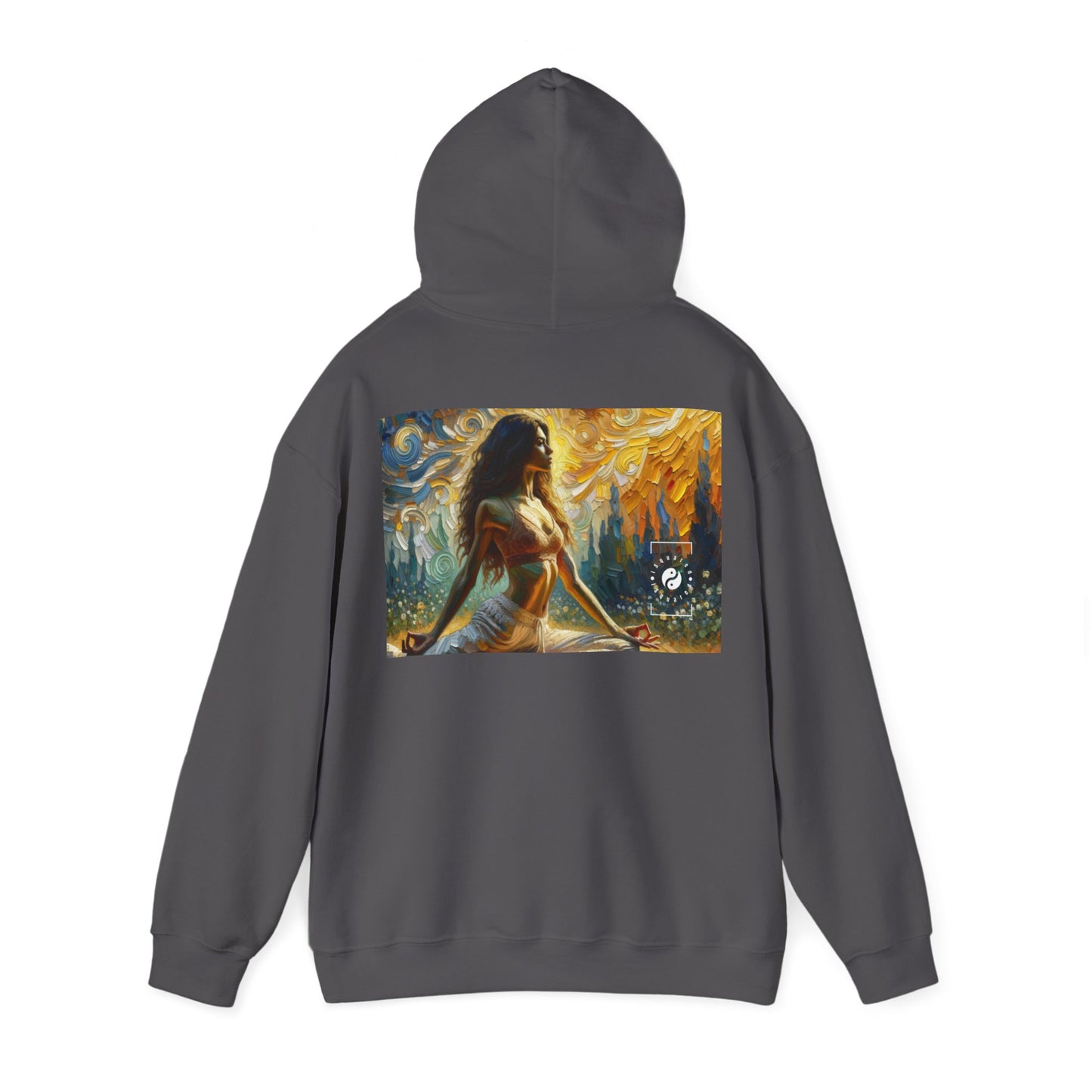 "Golden Warrior: A Tranquil Harmony" - Hoodie