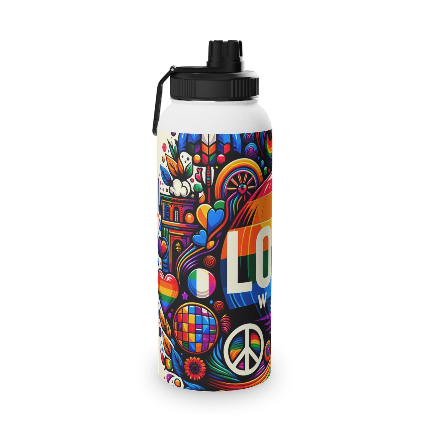 LOVE WINS - Sports Water Bottle