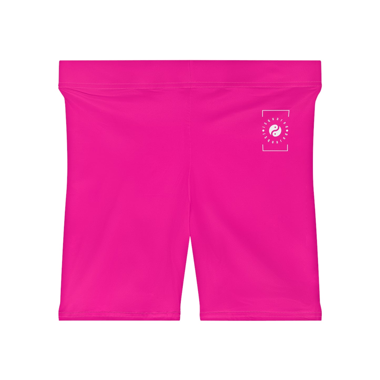 #FF0099 Rose vif - Short de yoga chaud