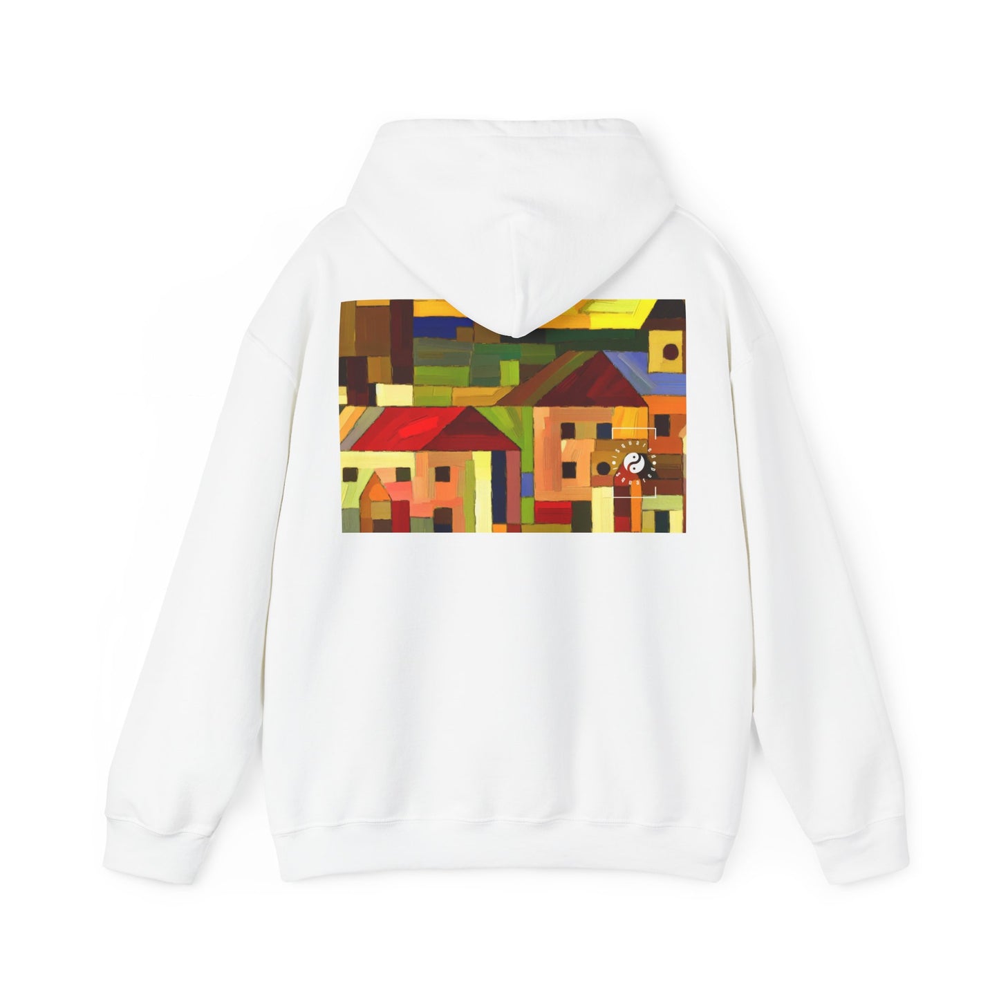 "Earthen Adobes in Hues of Hundertwasser" - Hoodie