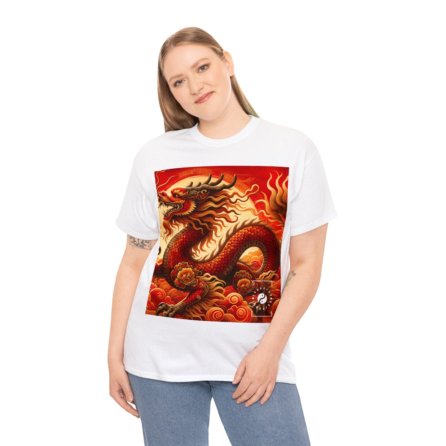 "Golden Dragon Dance in the Crimson Twilight" - Heavy T