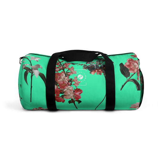 Botanicals on Turquoise - Duffle Bag