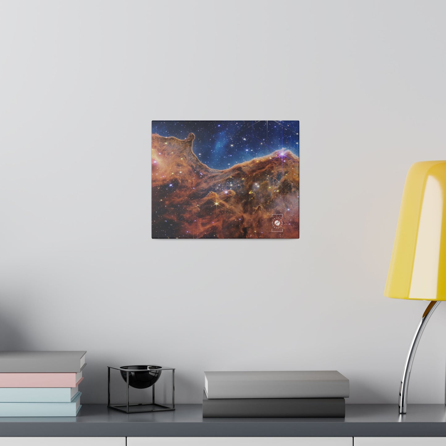 “Cosmic Cliffs” in the Carina Nebula (NIRCam Image) - JWST Collection - Art Print Canvas