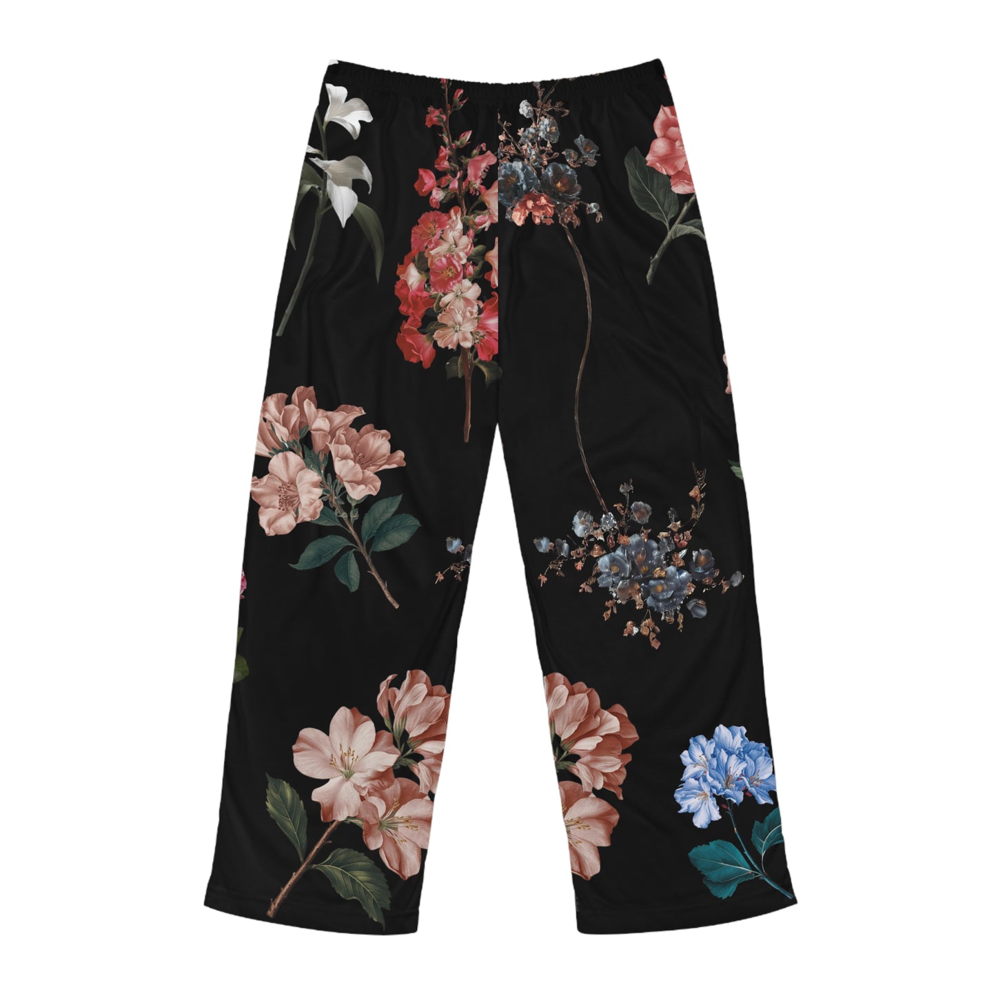 Botanicals on Black - men's Lounge Pants