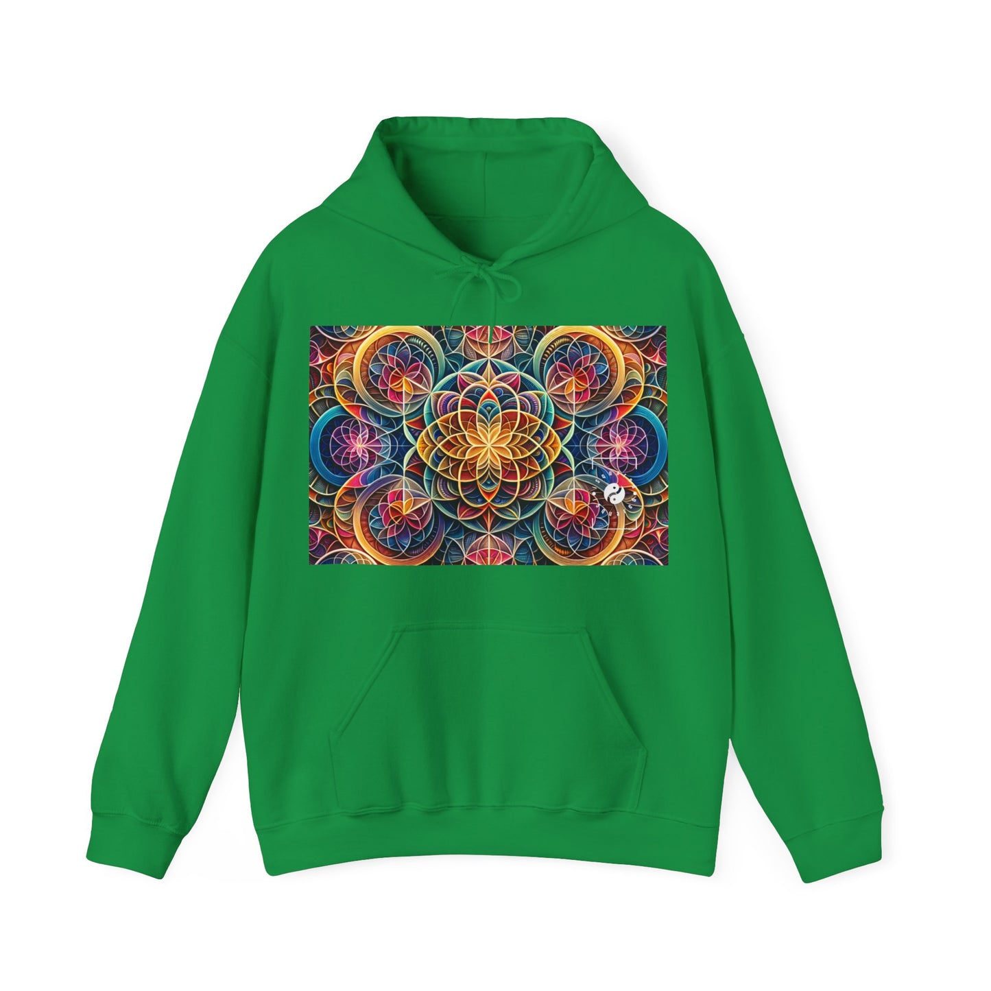 "Sacred Symmetry: Infinite Radiance of Love" - Hoodie