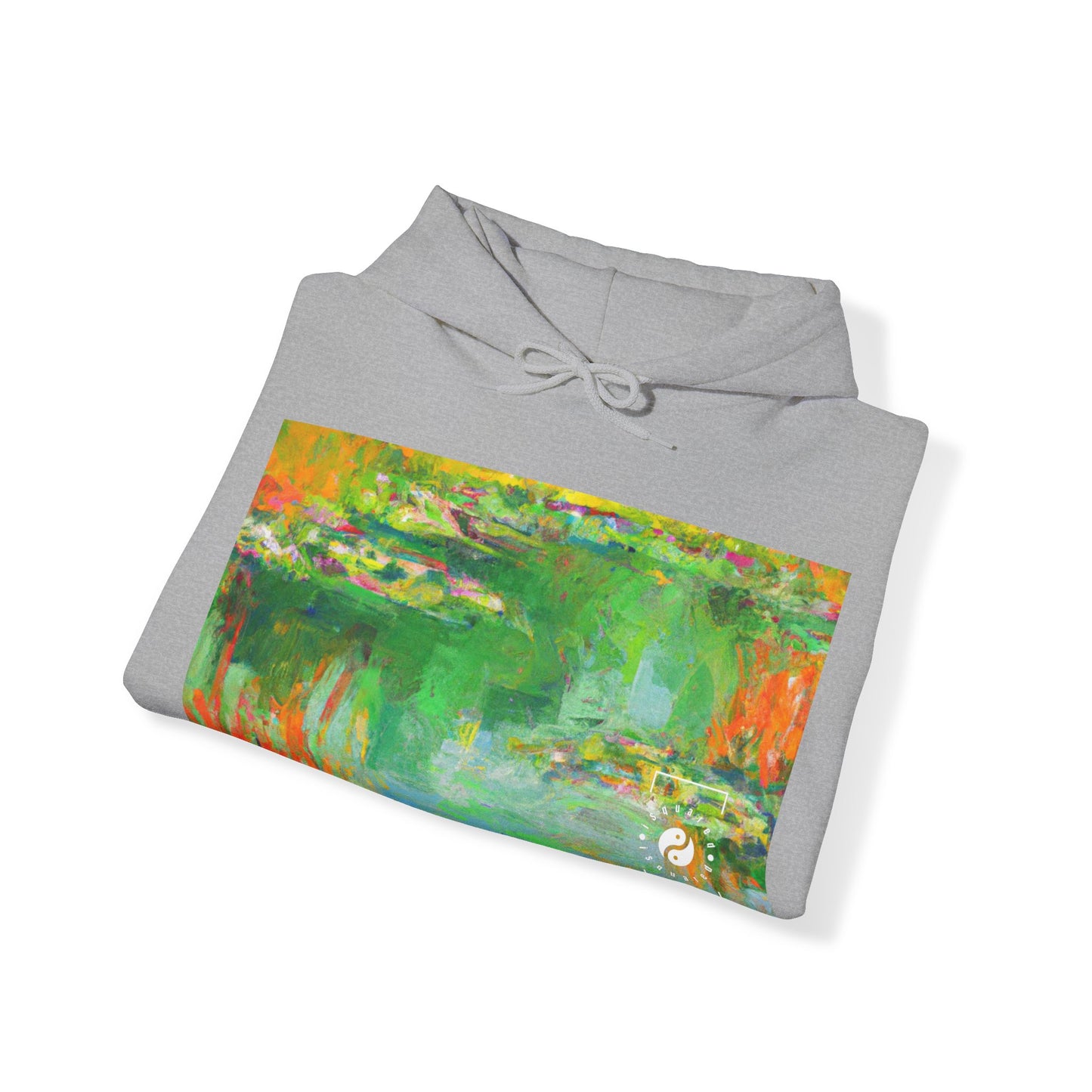 "Lily Aquarelle: Dusk Reflections" - Hoodie