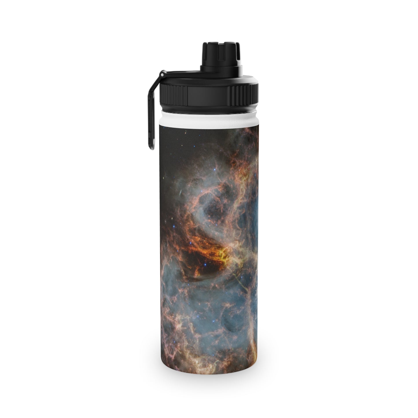 Crab Nebula (NIRCam and MIRI Image) - Sports Water Bottle