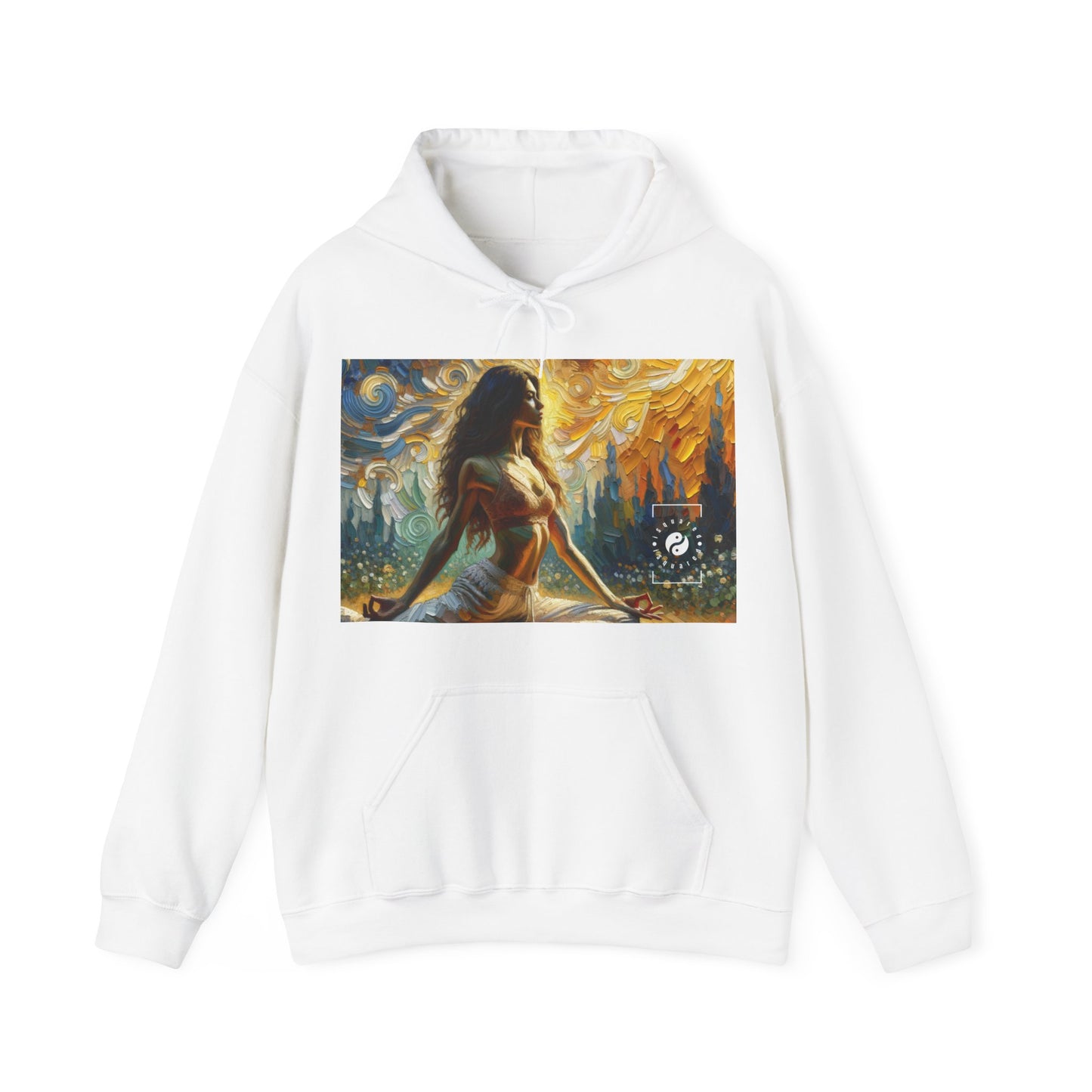 "Golden Warrior: A Tranquil Harmony" - Hoodie