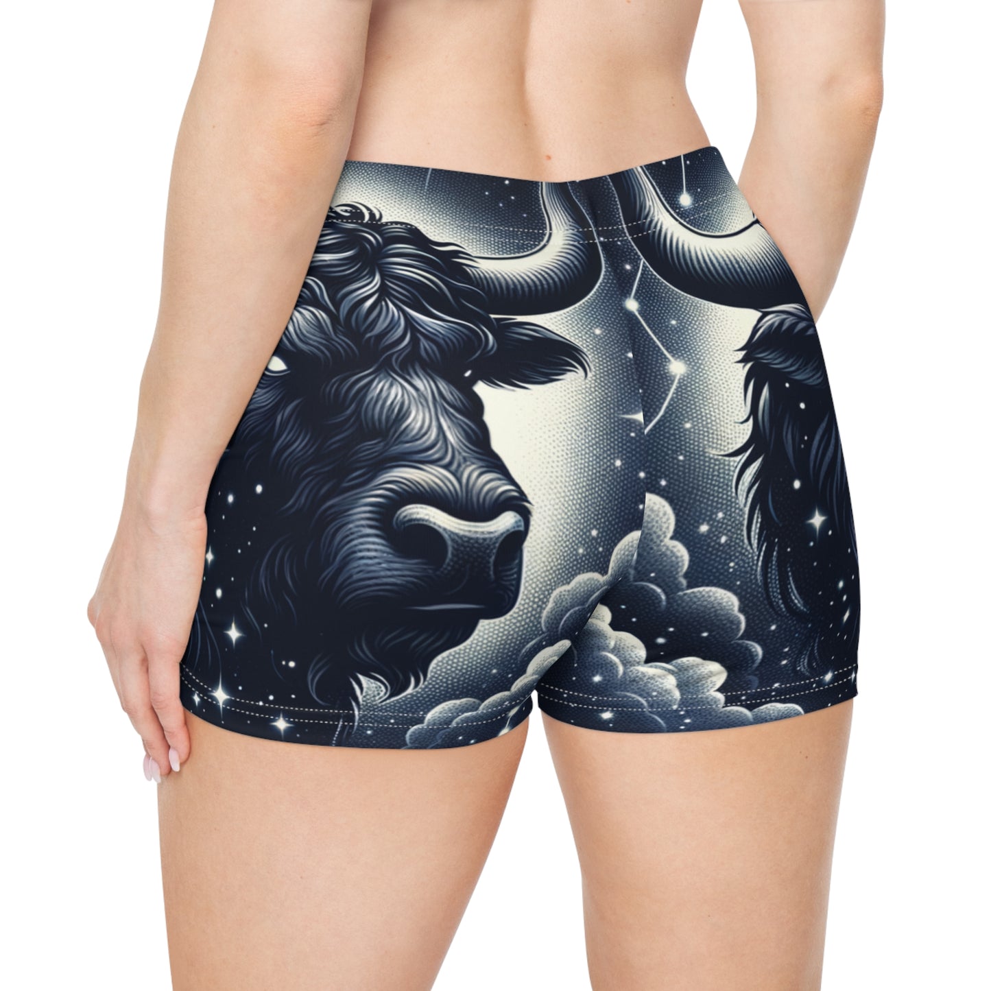 Celestial Taurine Constellation - Mini Hot Yoga Short