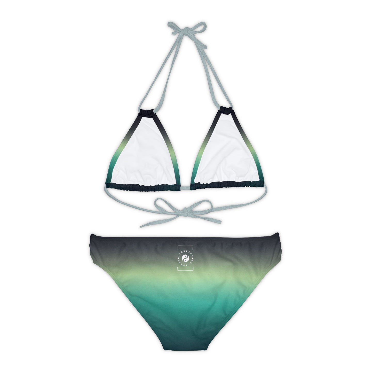 Midnight Gradients - Lace-up Bikini Set