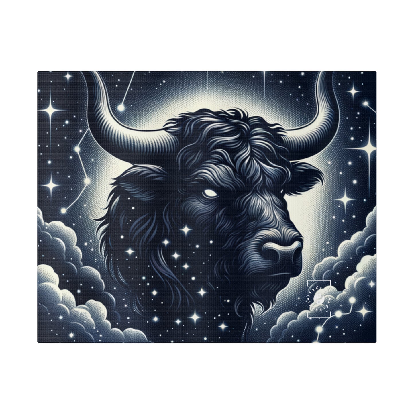 Celestial Taurine Constellation - Art Print Canvas