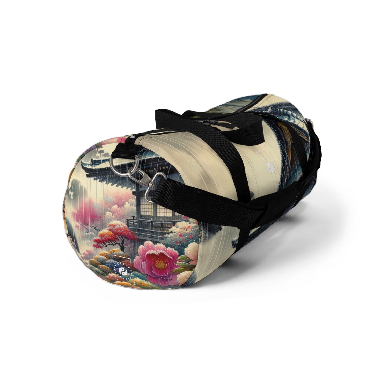 "Rain-drenched Sakura Spectrum" - Duffle Bag