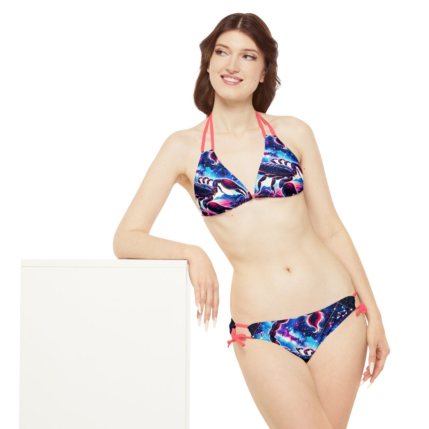 Ensemble bikini à lacets Crimson Scorpio