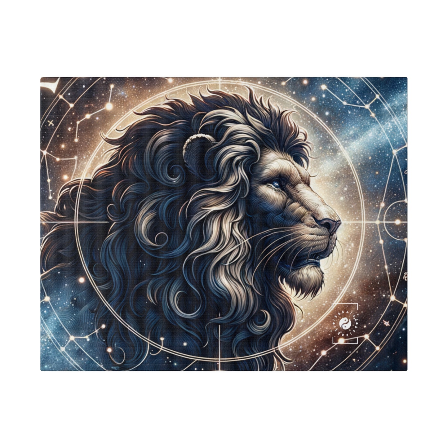 Celestial Leo Roar - Art Print Canvas