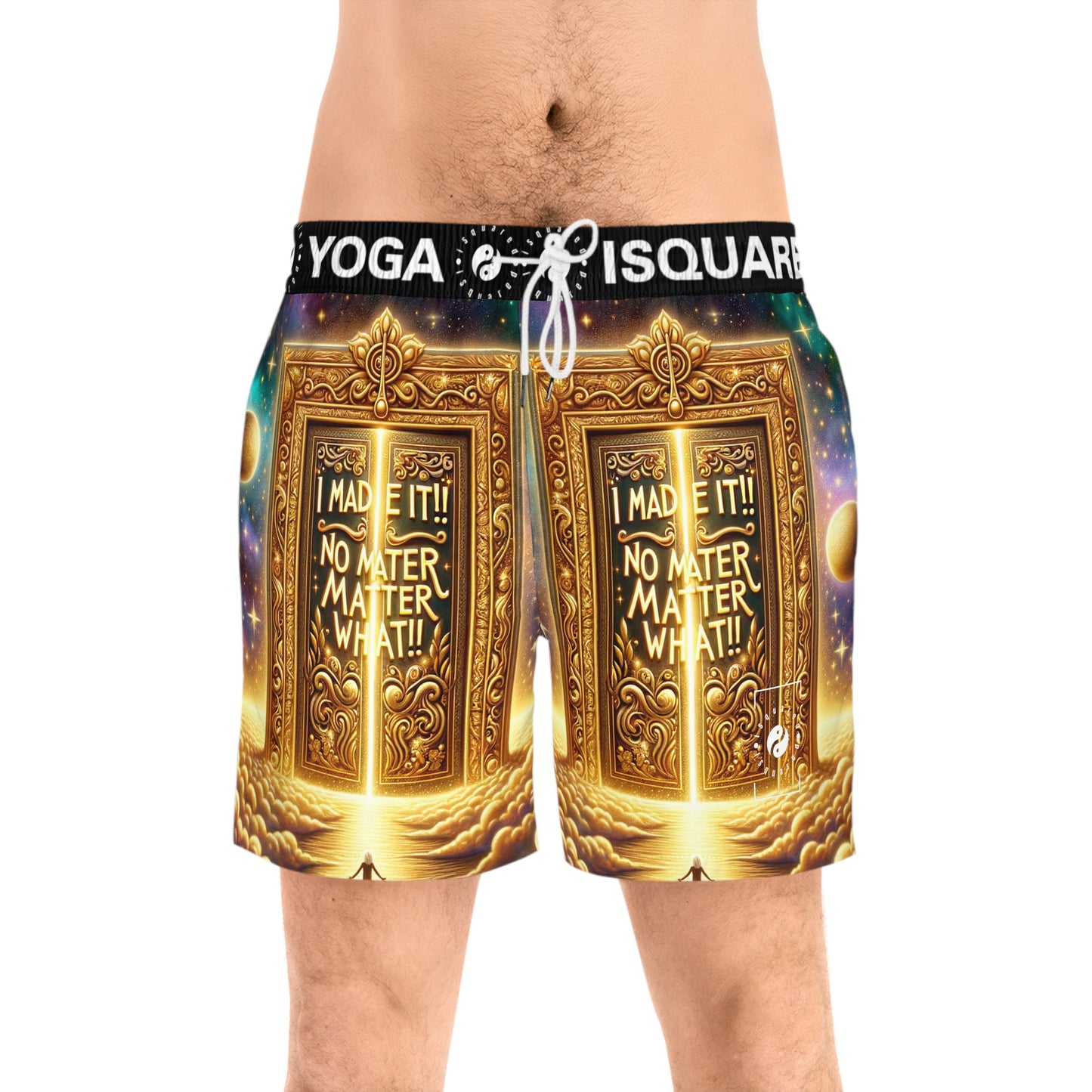 "Threshold of Perseverance" - Swim Shorts (Mid-Length) for Men