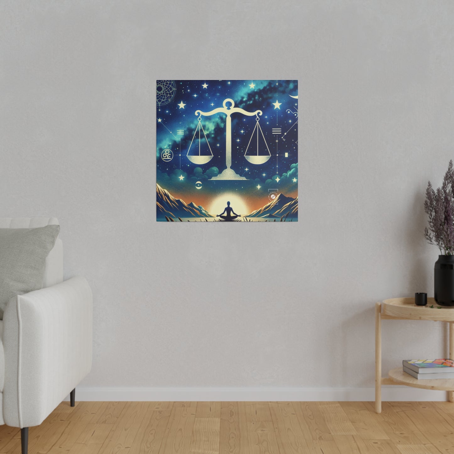 Celestial Libra - Art Print Canvas