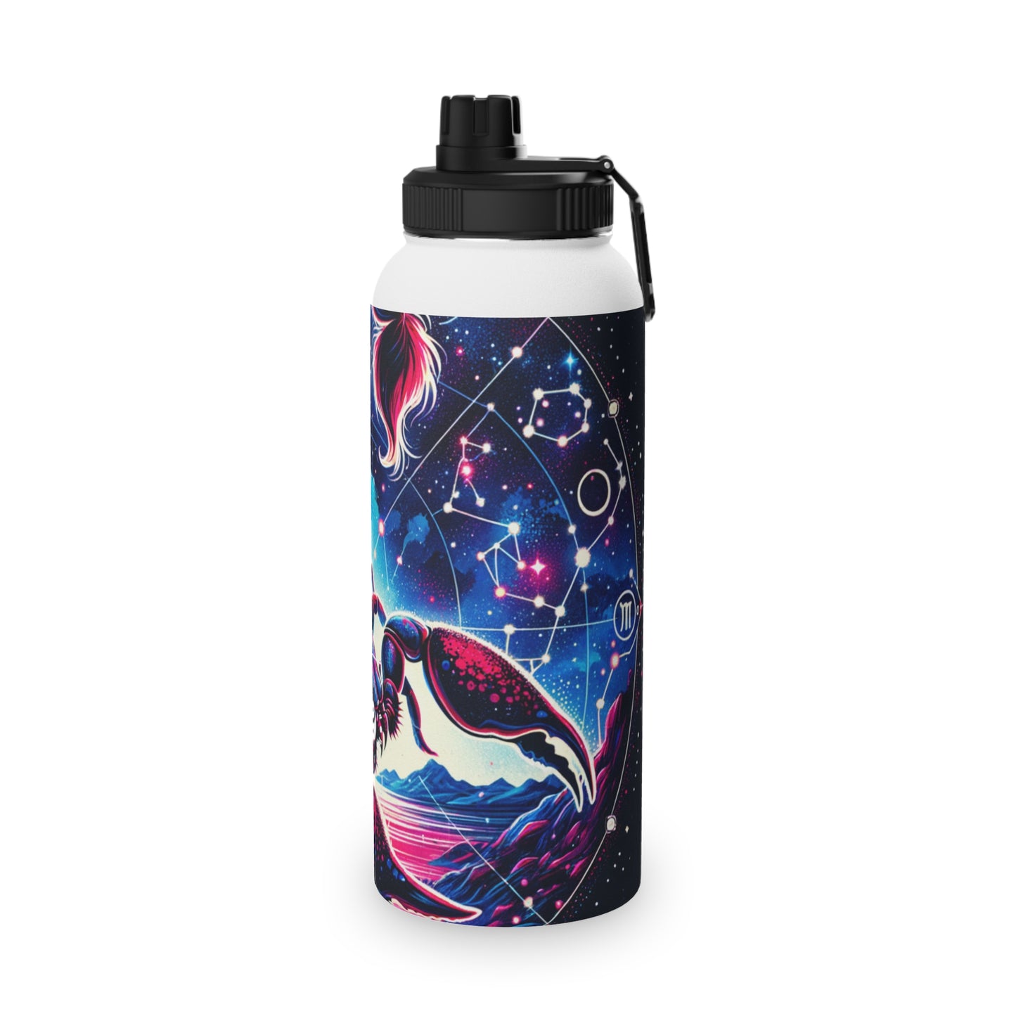 Crimson Scorpio - Sports Water Bottle