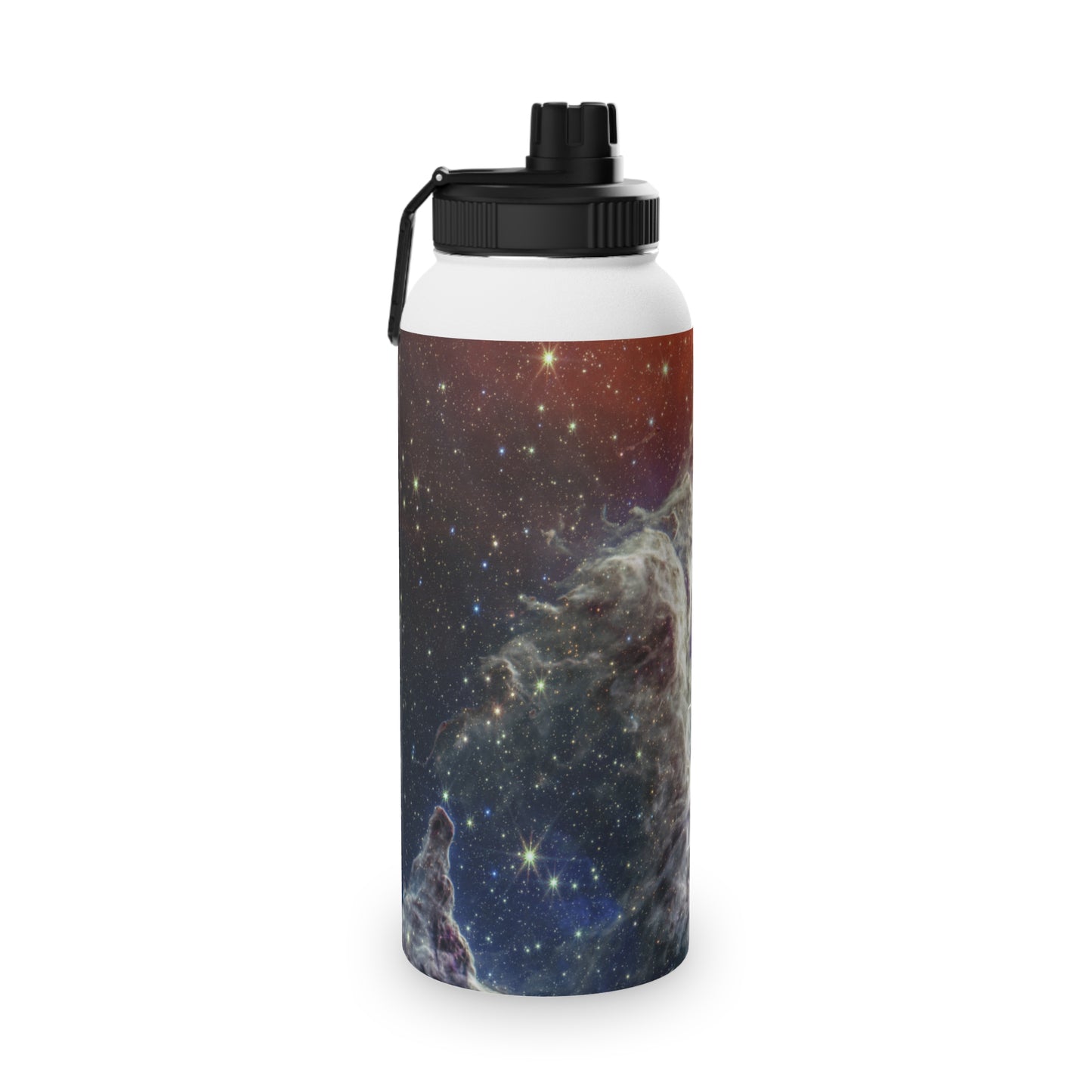 Pillars of Creation (NIRCam and MIRI Composite Image) - JWST Collection - Sports Water Bottle