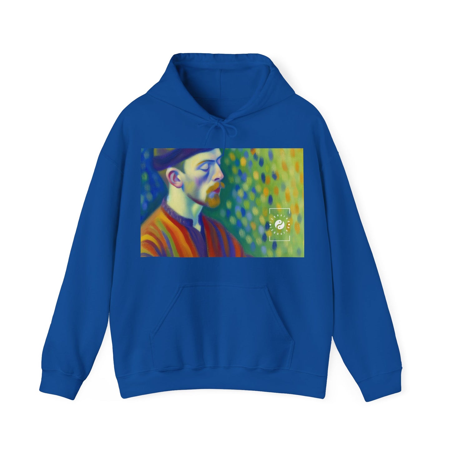 "Serene Resilience: A Frida's Solitude in hues" - Hoodie