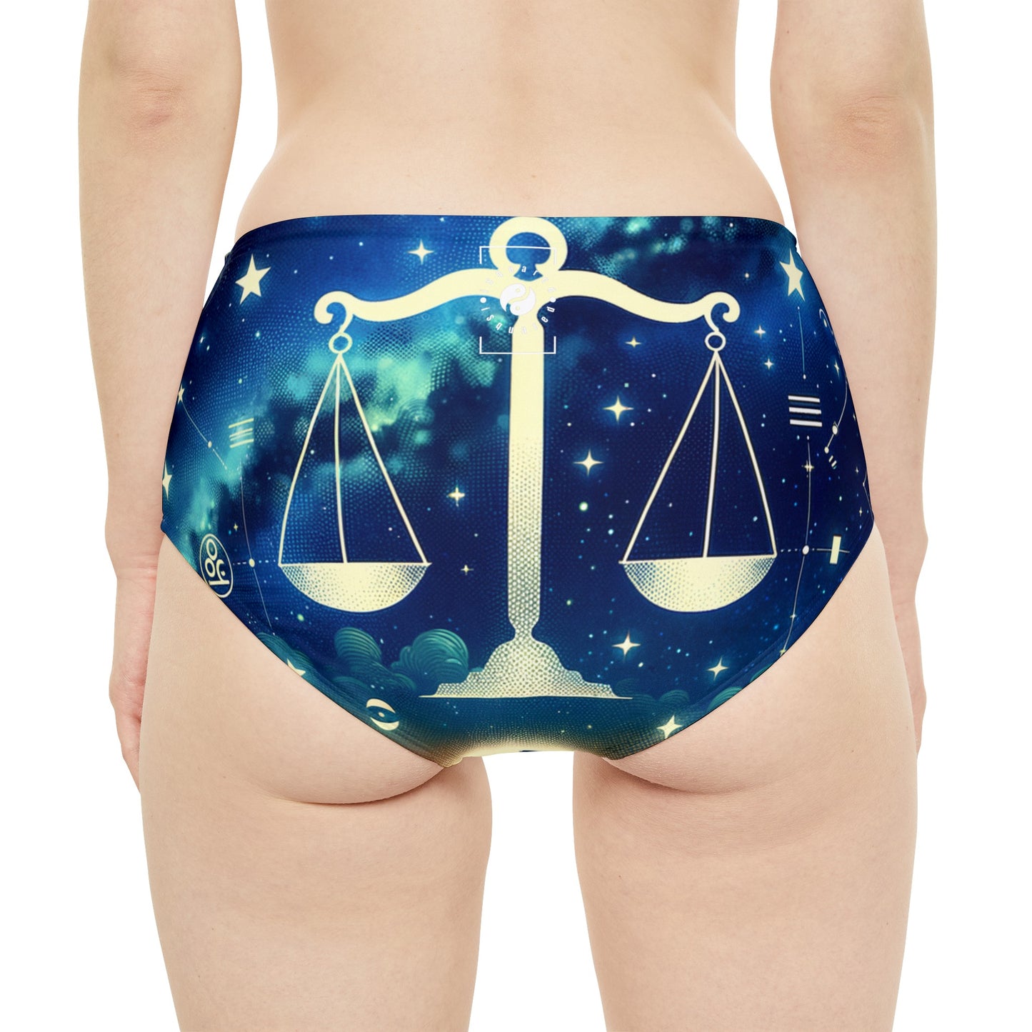 Celestial Libra - High Waisted Bikini Bottom