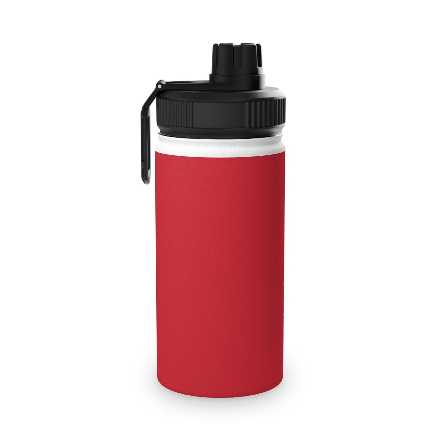 #D10927 Scarlet Red - Sports Water Bottle