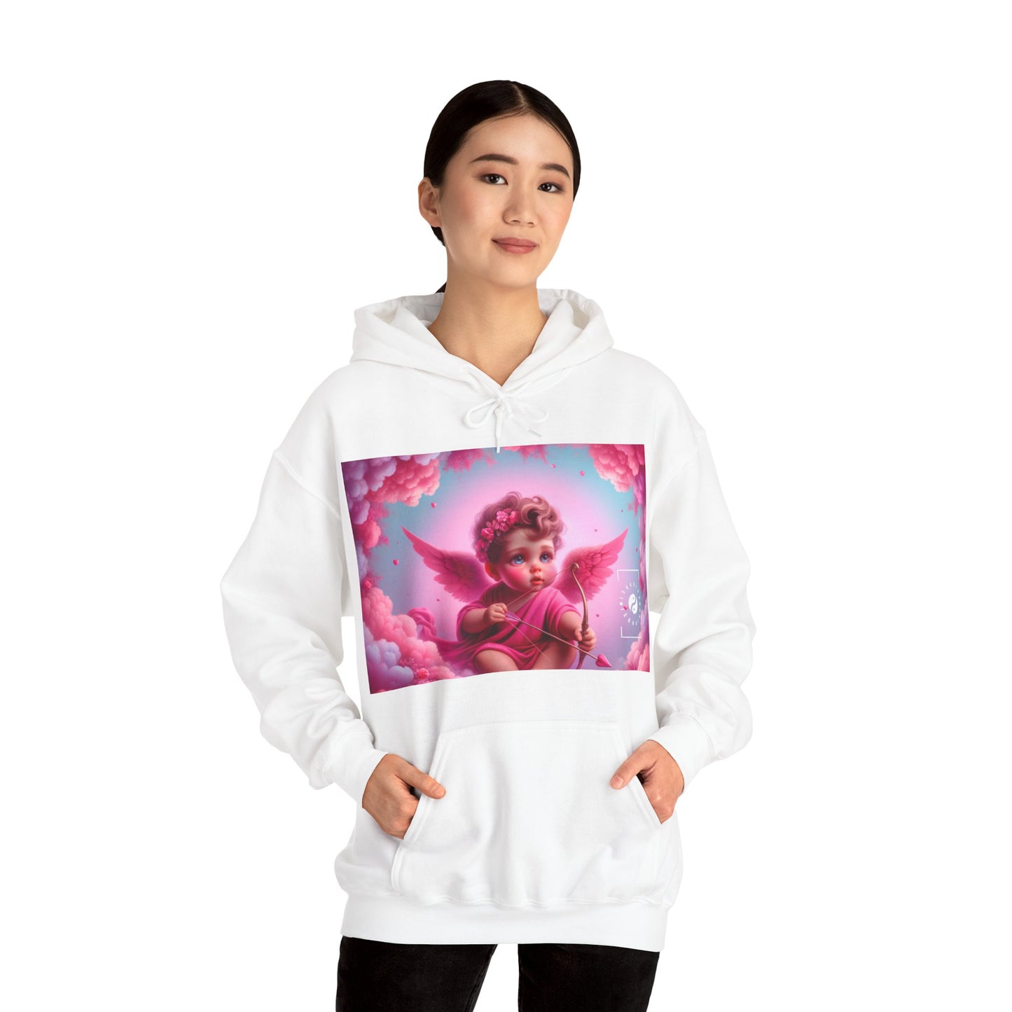 "Bold Blush: A Cupid's Love Affair" - Hoodie