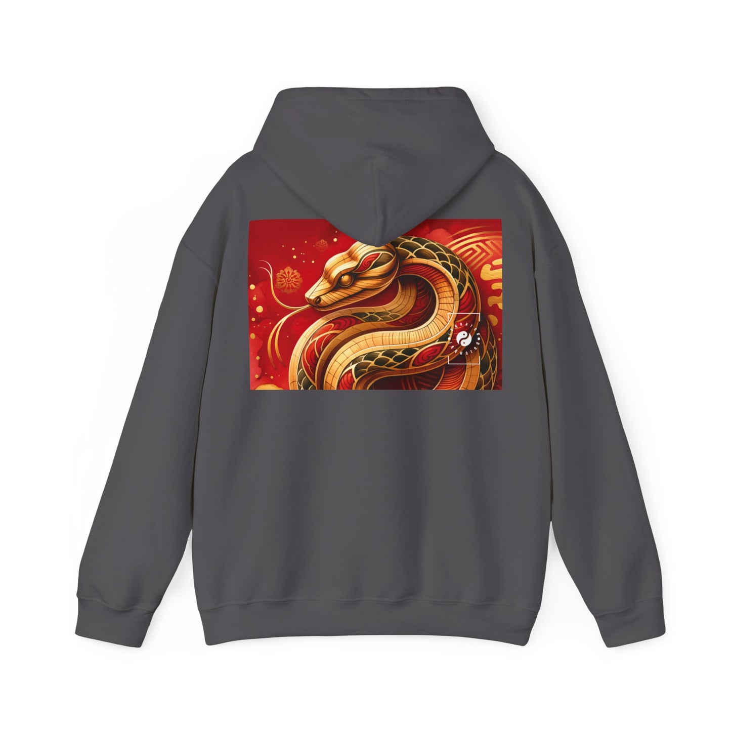 "Crimson Serenity : Le Serpent d'Or" - Sweat à capuche