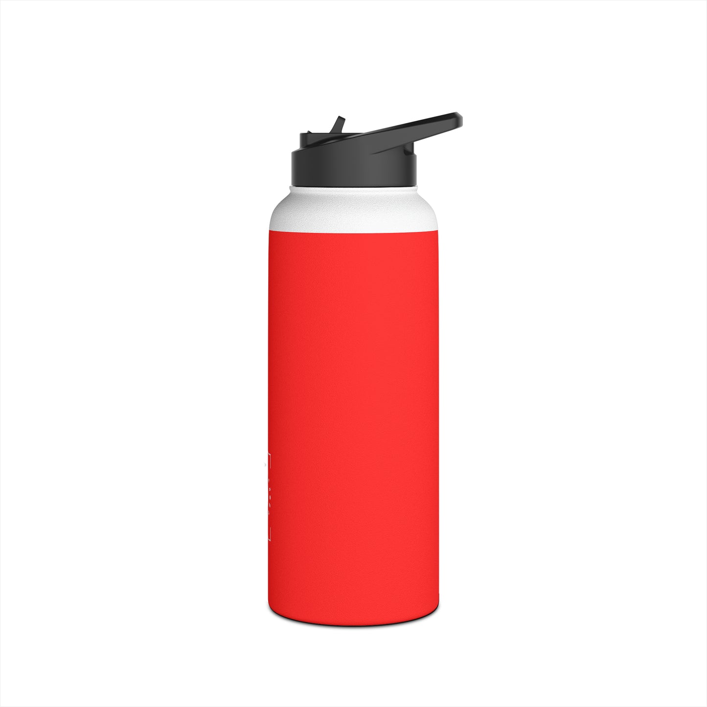 Bright Red FF3131 - Water Bottle