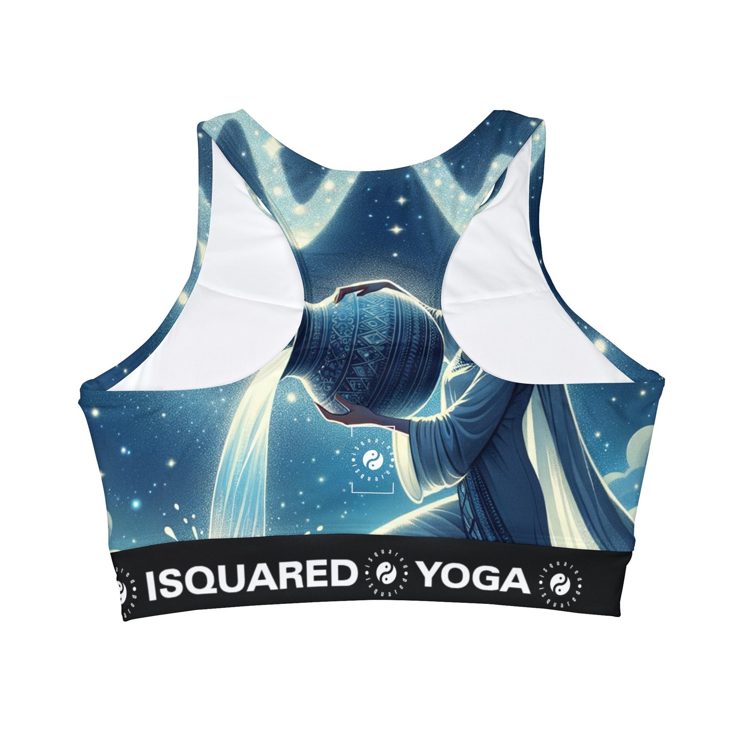 Aquarius Flow - High Neck Crop Top