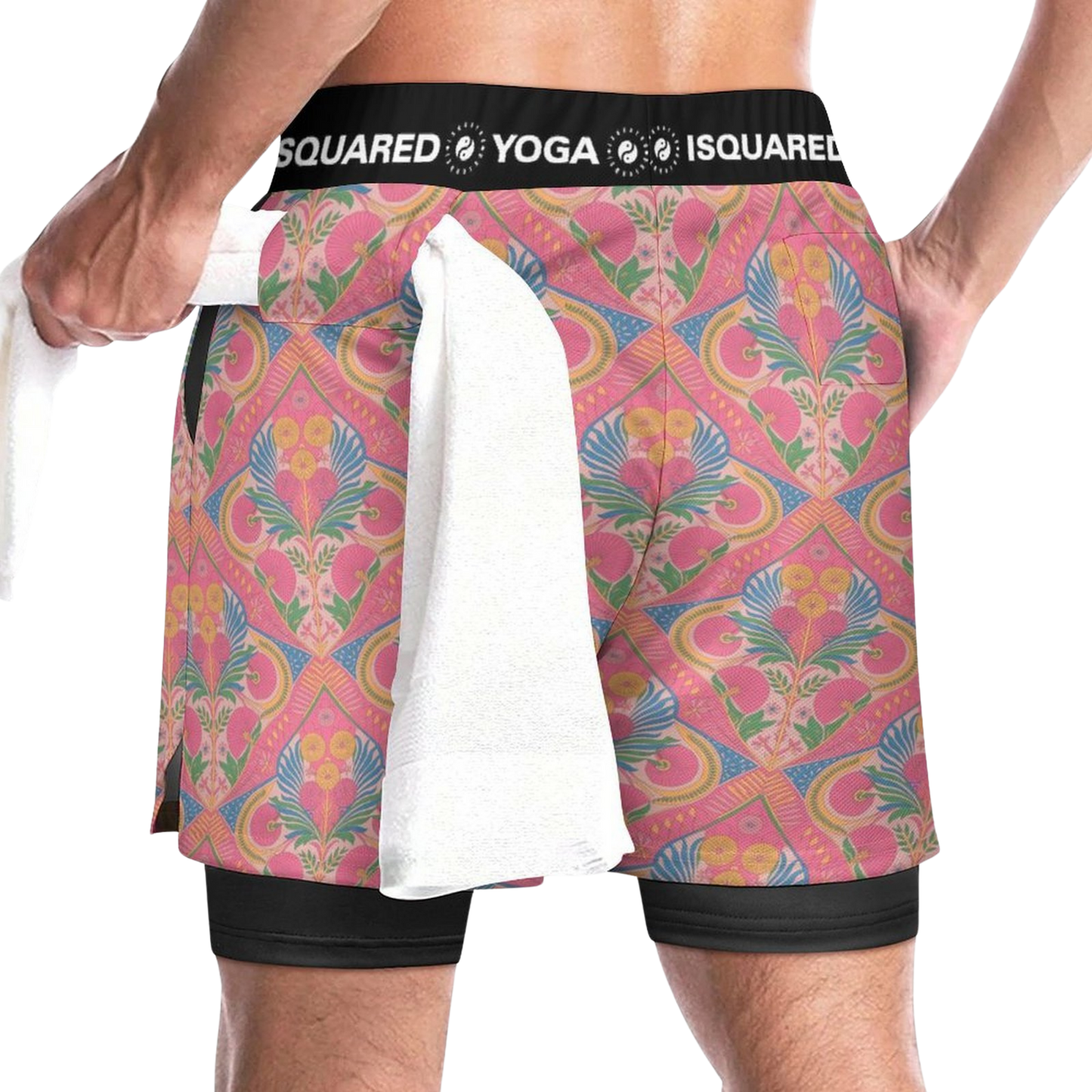 Jaipur Love - Compression Yoga Shorts