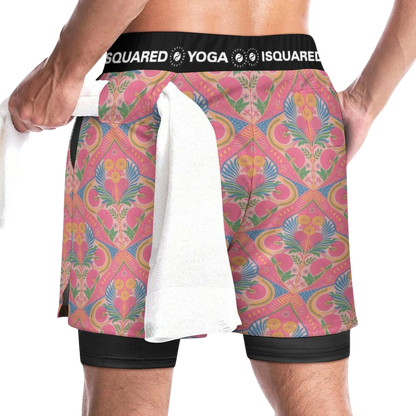 Jaipur Love - Compression Yoga Shorts