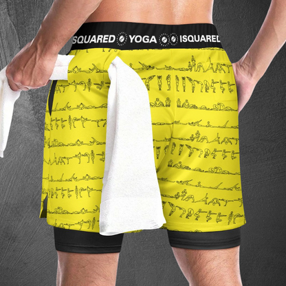 Bikram Series - Compression Yoga Shorts