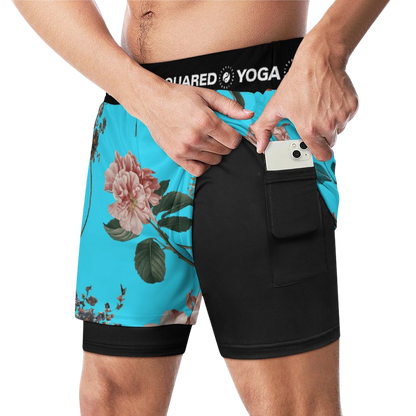 Botanicals - Comrpession Yoga Shorts