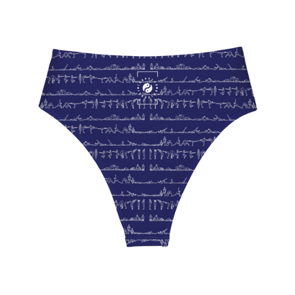 Bikram Ember - High Waisted Bikini Bottom