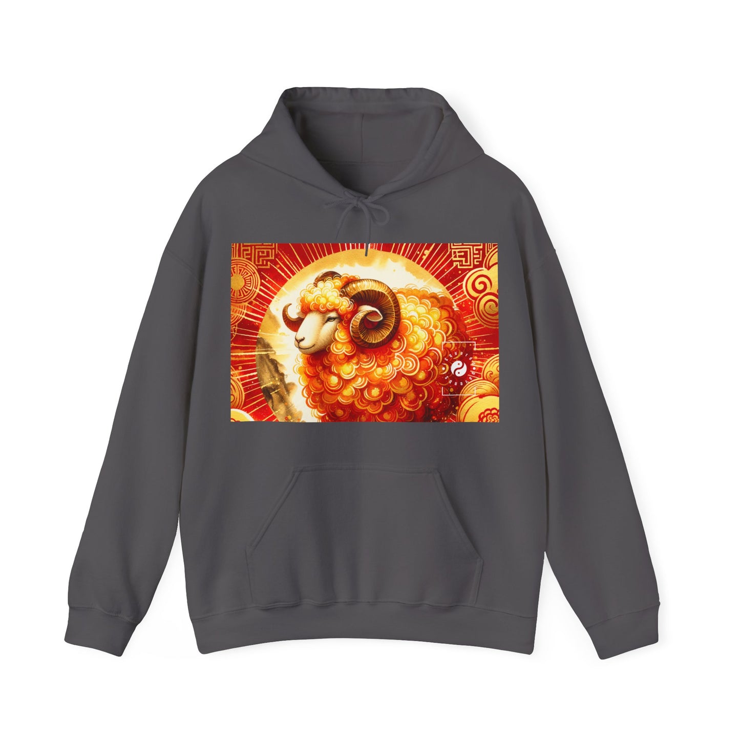 « L'or de bon augure de la brebis divine : une fête du Nouvel An lunaire » - Sweat à capuche 