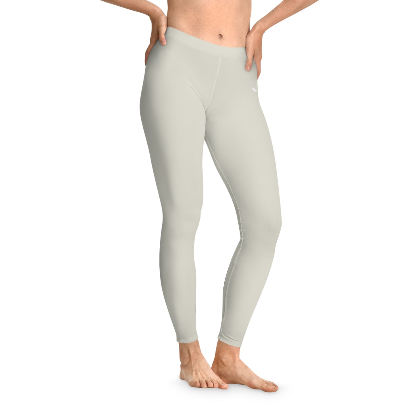 #E9E7DA Ivory - Unisex Tights