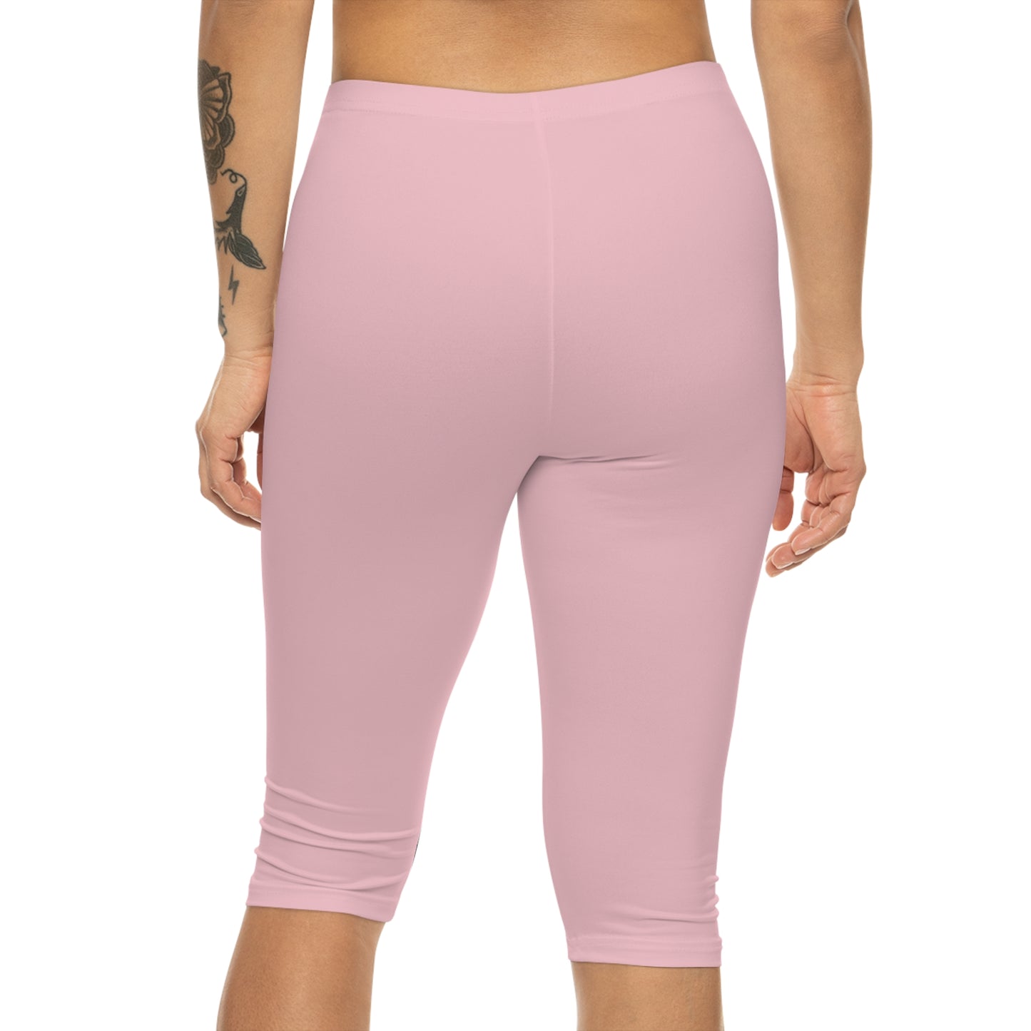 FFCCD4 Light Pink - Capri Shorts