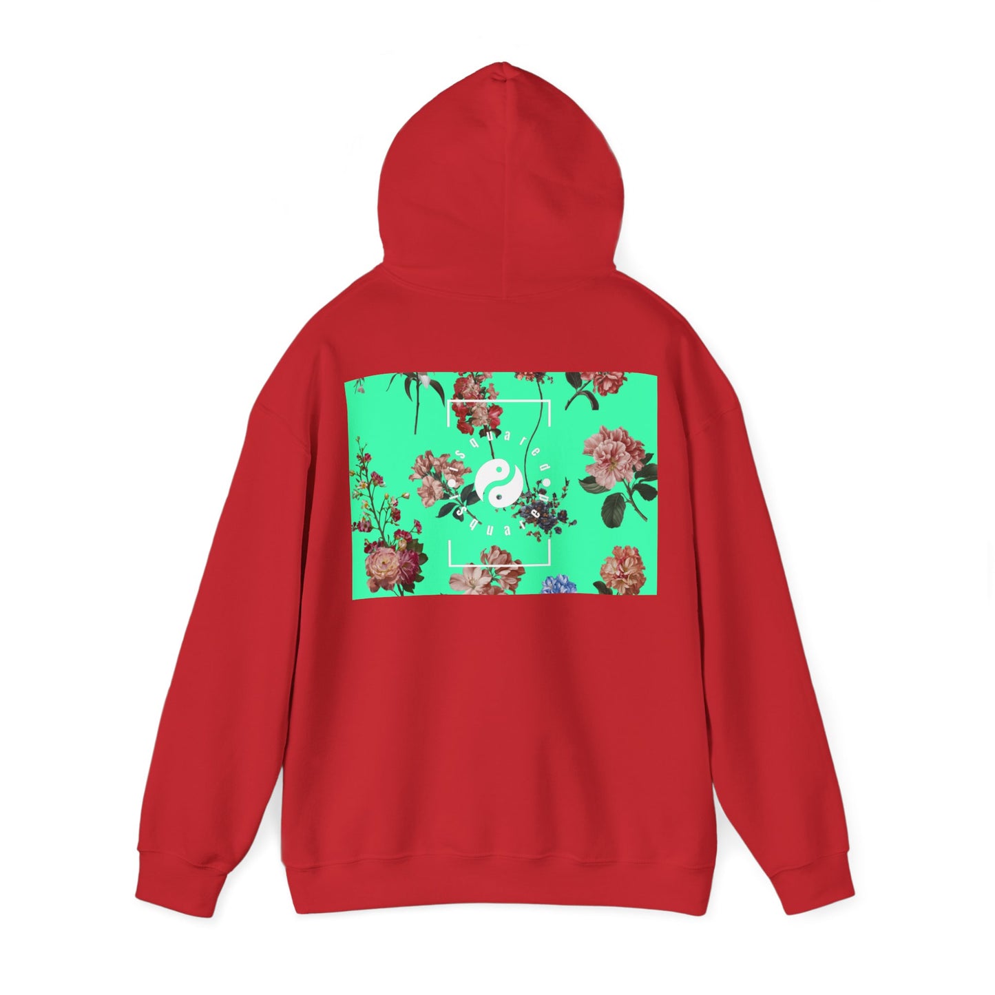 Botanicals on Turquoise - Hoodie