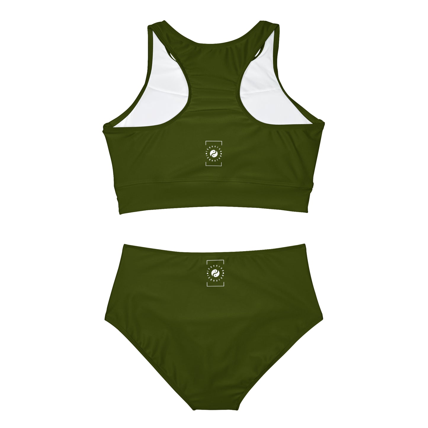 Camo Green - Ensemble de bikini de yoga chaud 