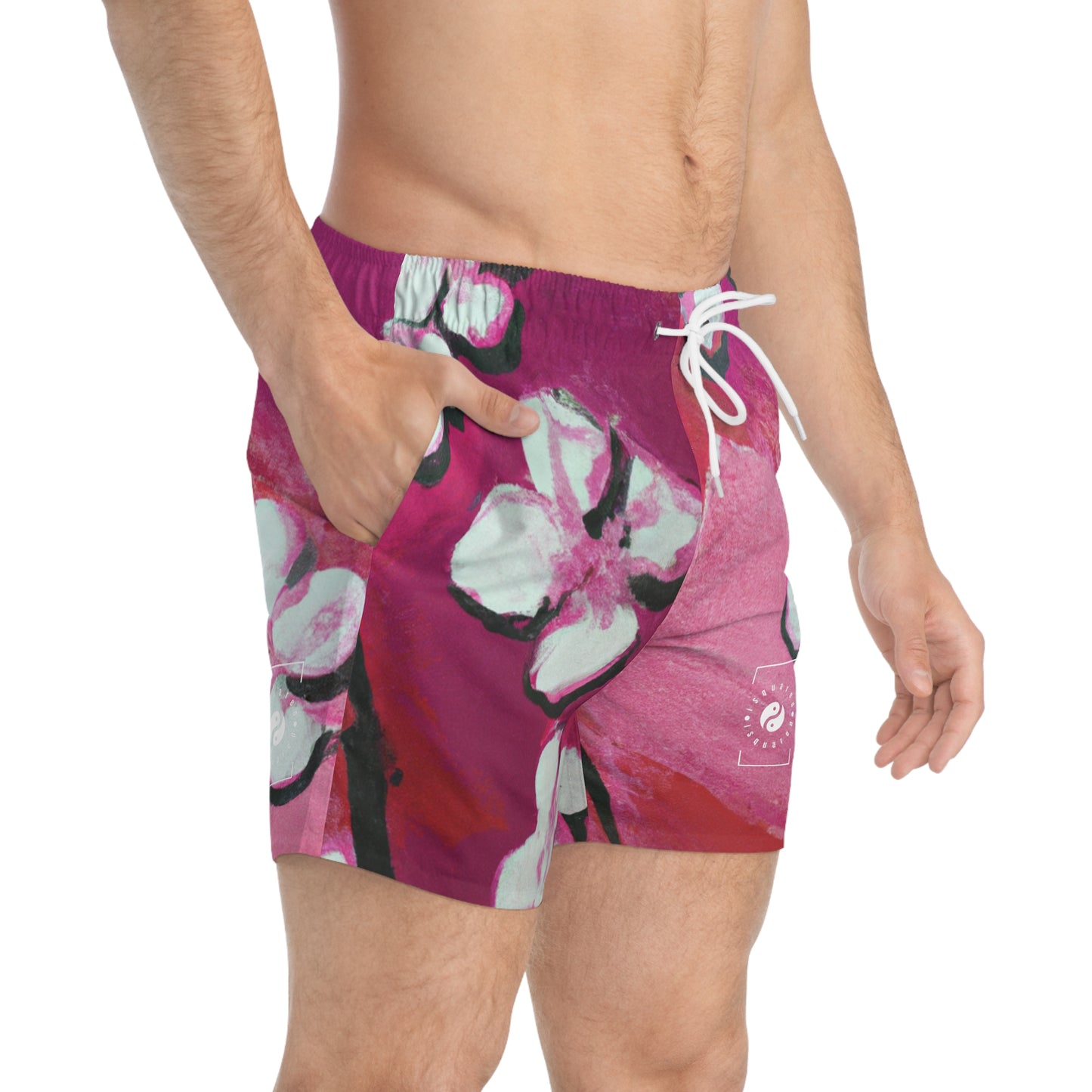 Ephemeral Blossom - Swim Trunks for Men