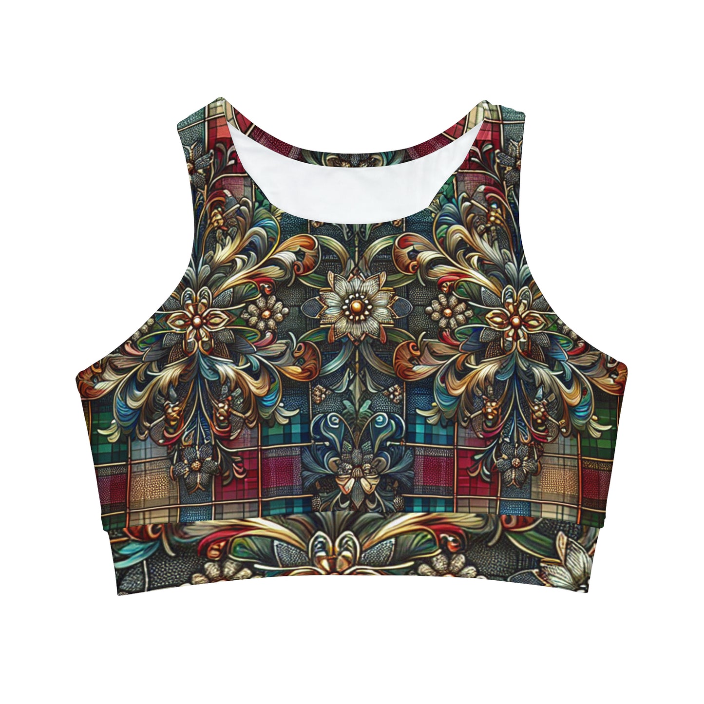 Giovanni Belletto - High Neck Crop Top