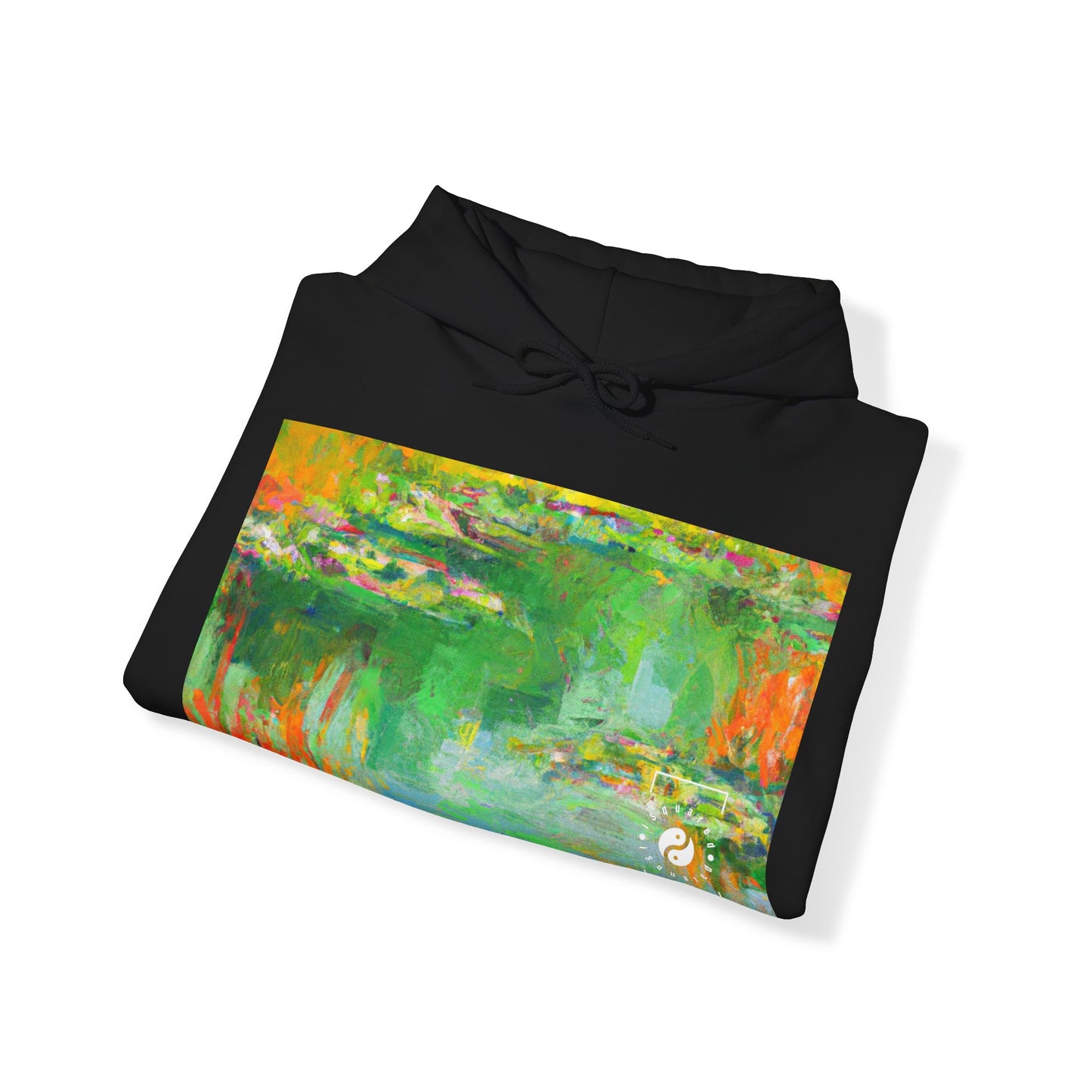 "Lily Aquarelle: Dusk Reflections" - Hoodie