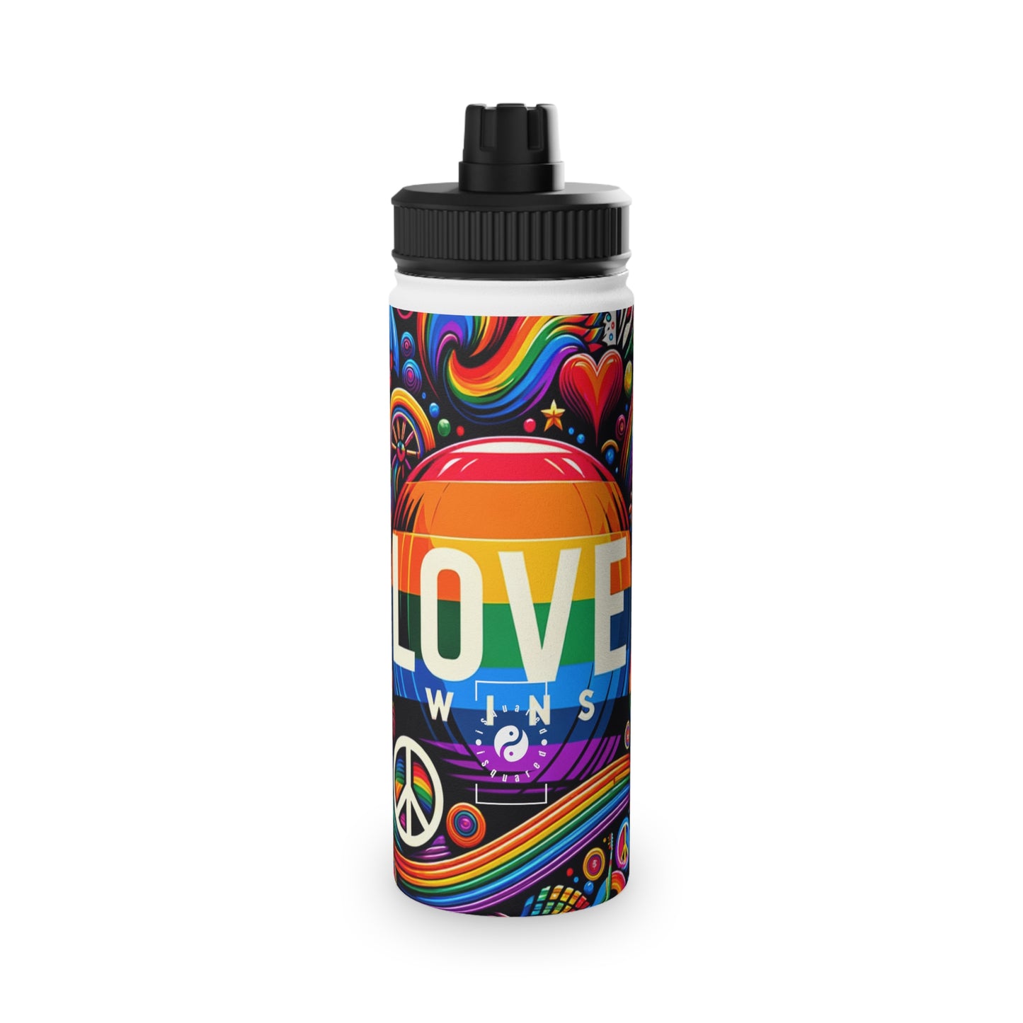 LOVE WINS - Sports Water Bottle