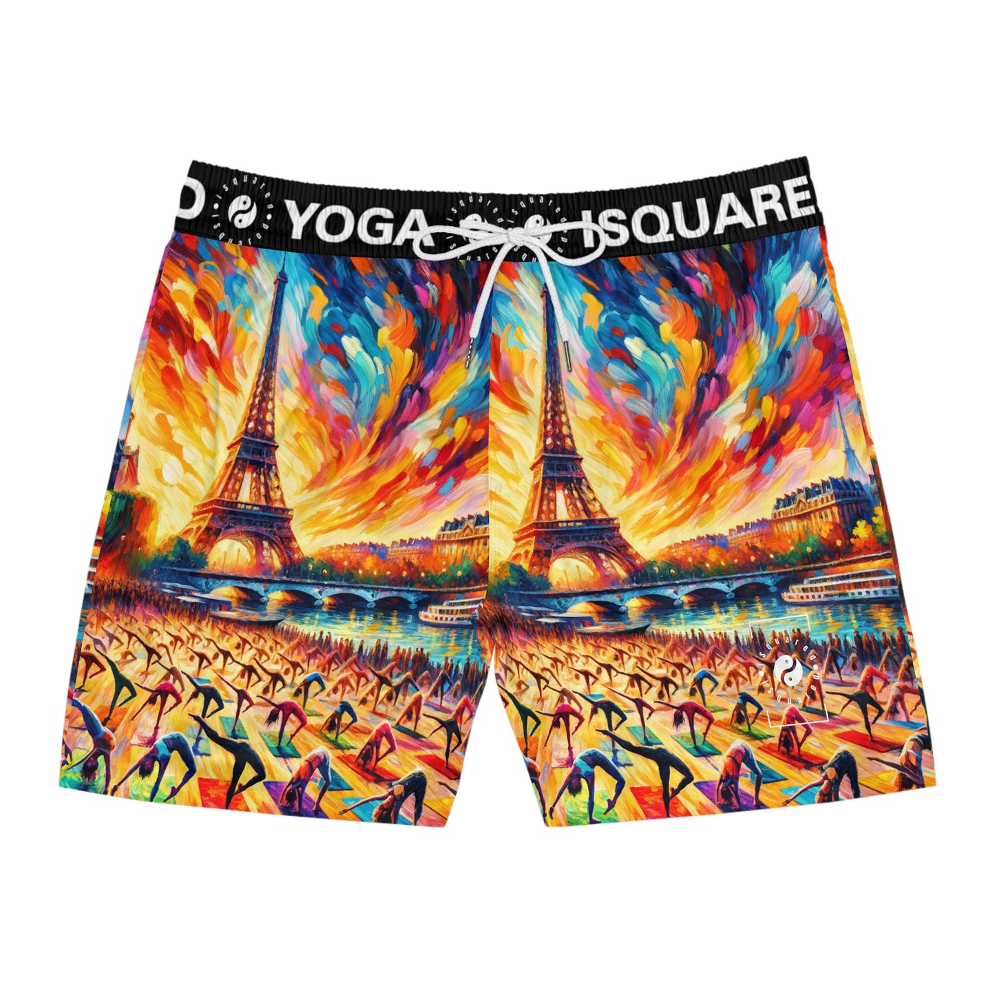 Parisian Yoga Chic - Swim Shorts (Mid-Length) for Men