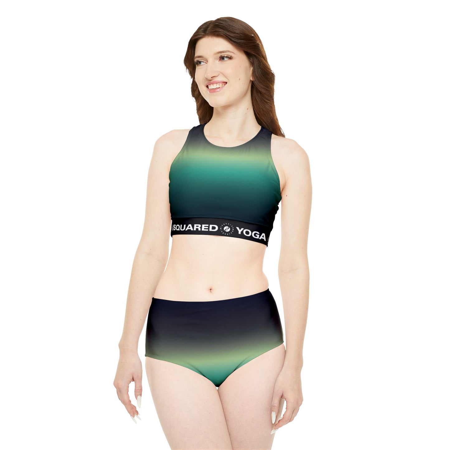 Midnight Gradients - Hot Yoga Bikini Set