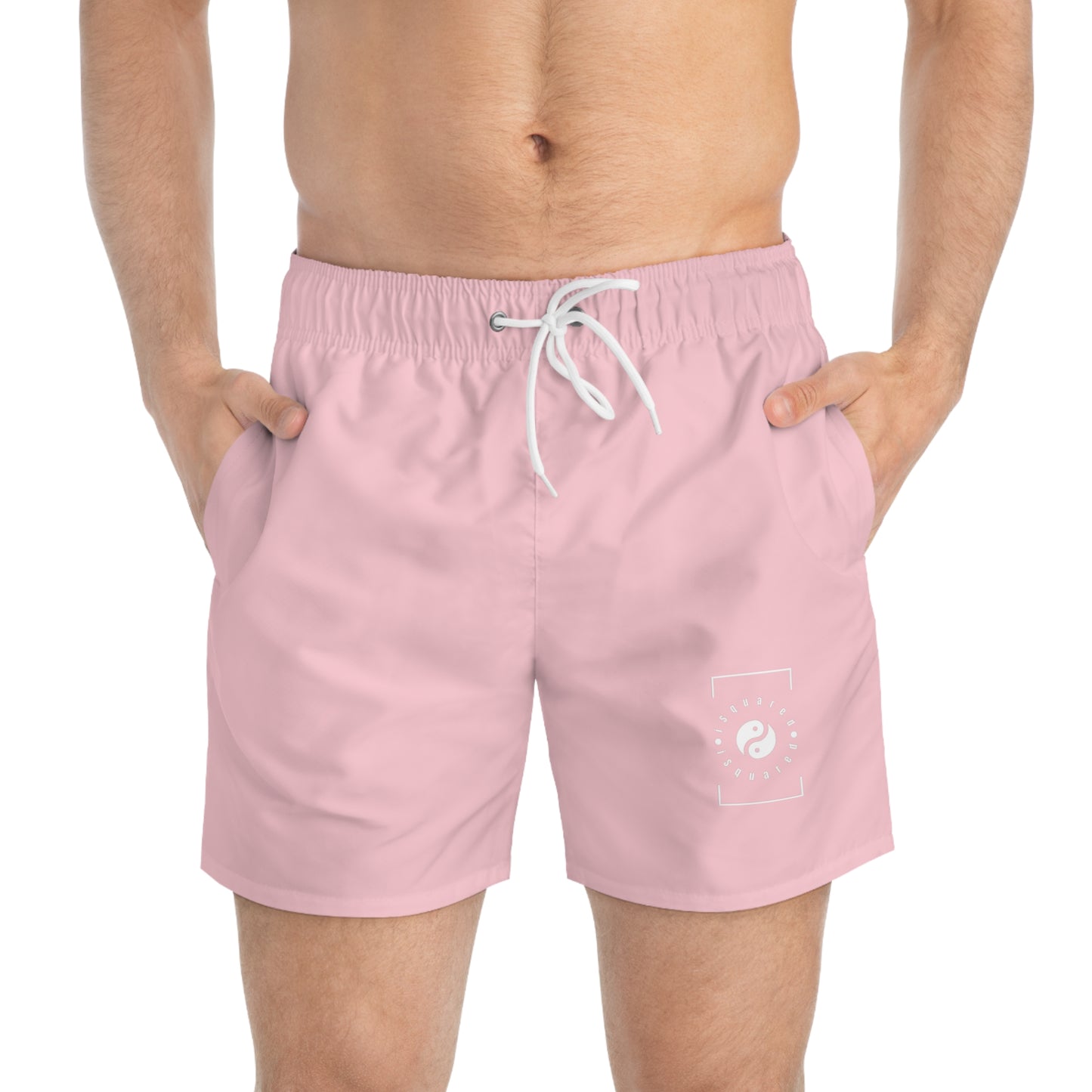 FFCCD4 Light Pink - Swim Trunks for Men