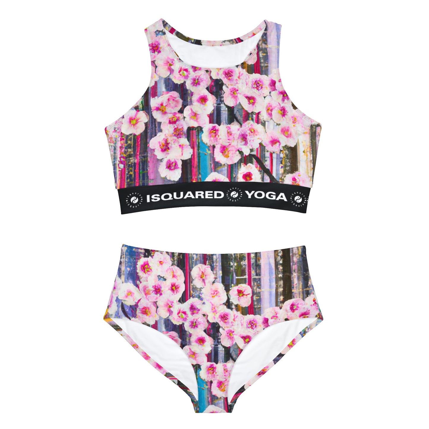 Abstract Bloom 05 - Ensemble bikini Hot Yoga